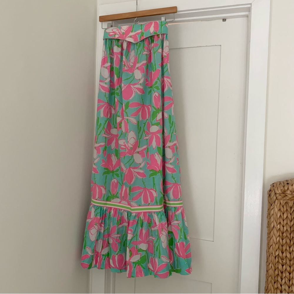 Vintage The Lilly Maxi Long Skirt Lilly Pulitzer
